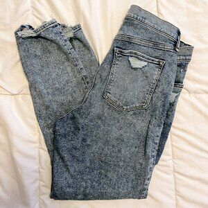 Abercrombie & Fitch Super Skinny Ankle High Rise Curve Love | 12R | Asymmetric